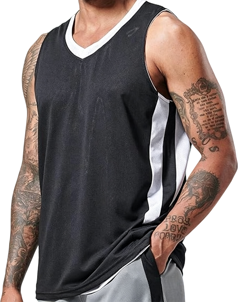 Reversible Basketball Jerseys Custom Plain Mesh Team Set
