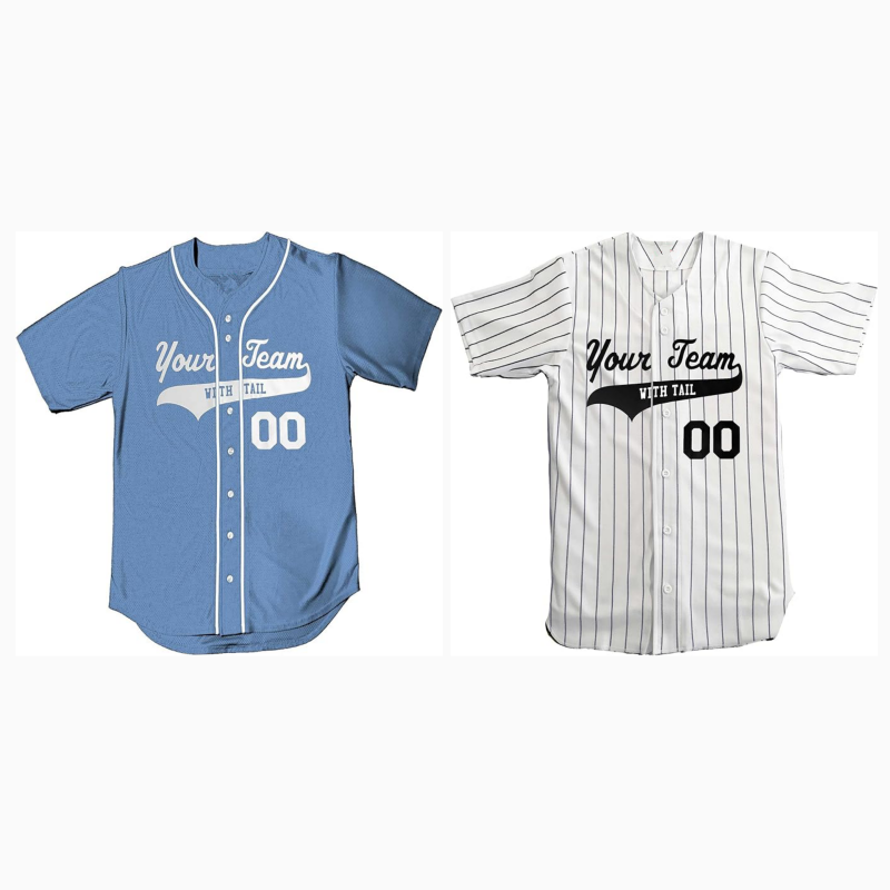 Custom Striped Baseball Jersey