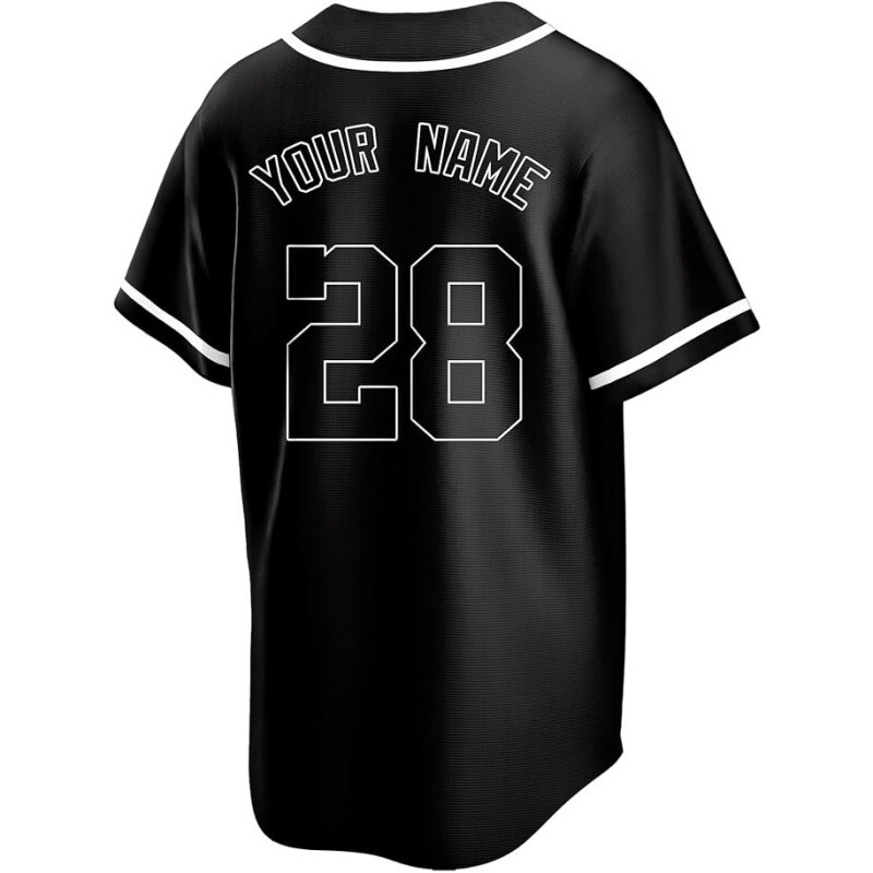 Luxury Athletic Custom Baseball Jersey Black Silk Blend Edition