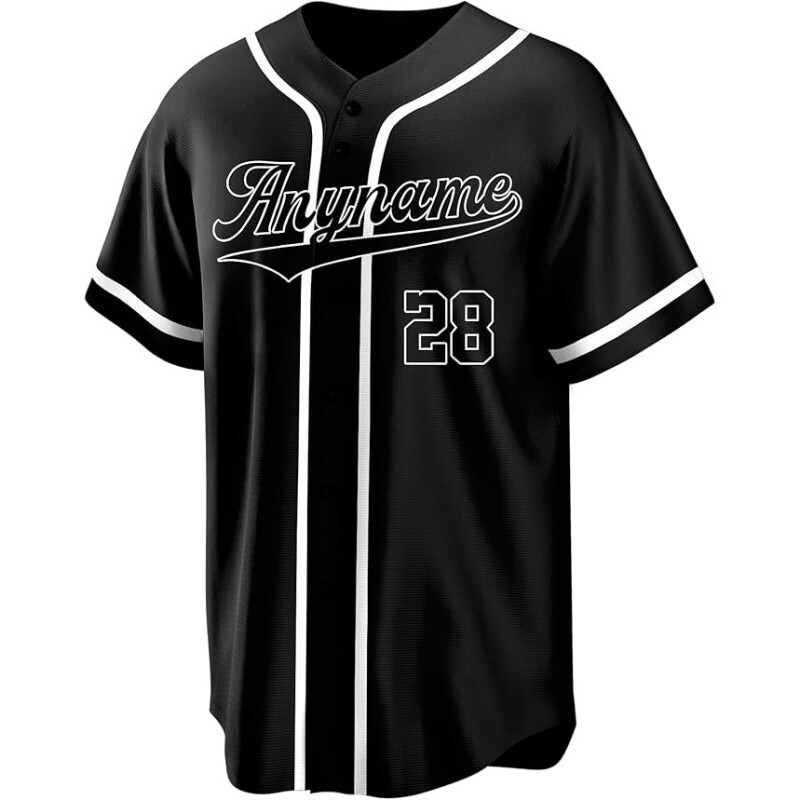 Luxury Athletic Custom Baseball Jersey Black Silk Blend Edition