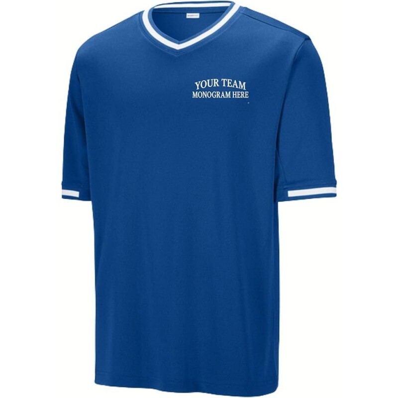 Elite Royal Blue Embroidered Baseball Jersey Silk Blend Performance Edition
