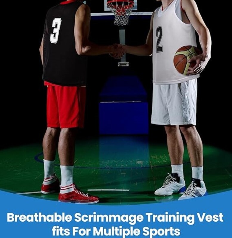 Mesh Scrimmage Vests Custom Numbered Team Jerseys Vest
