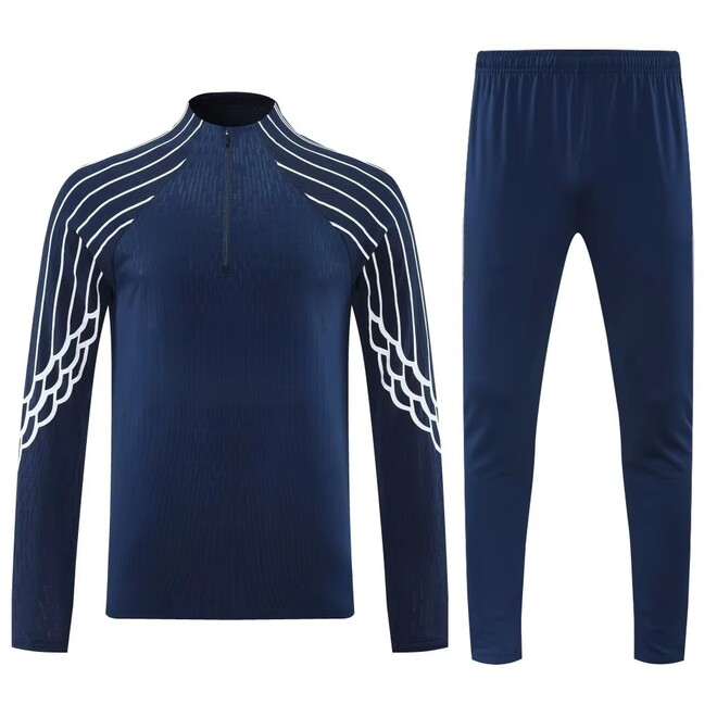 Club Style Long Sleeved Football Training Kit Set