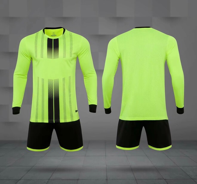 Long Sleeve Football Jerseys Set For Kid and Adult