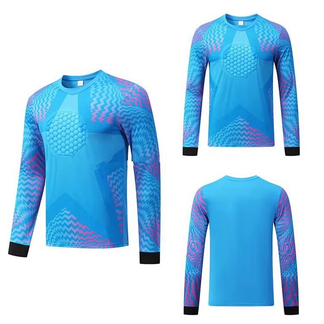 Long Sleeve Top Quality Sublimation Football Goalie Uniforms