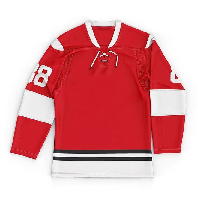 Men Long Sleeve Ice Hockey Jersey