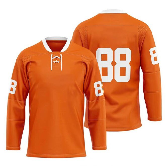 Men Long Sleeve Ice Hockey Jersey