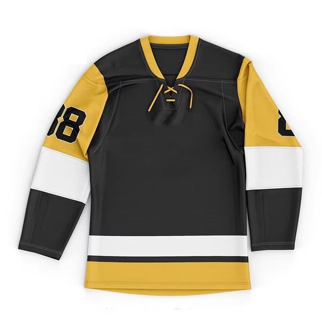 Men Long Sleeve Ice Hockey Jersey
