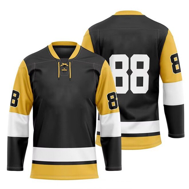Men Long Sleeve Ice Hockey Jersey