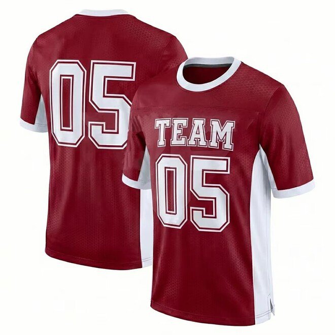 Quick Dry Short Sleeve Polyester Anti Bacterial Football Jersey