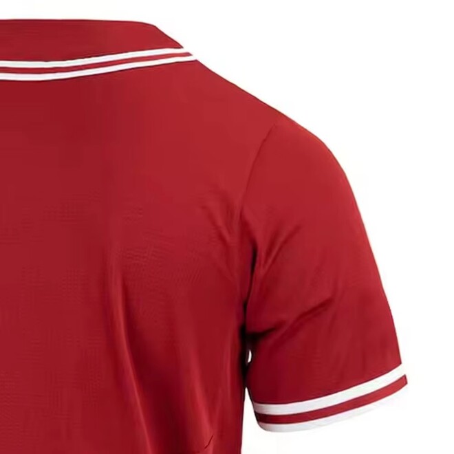 Short Sleeve Quick Dry Breathable Baseball Jersey