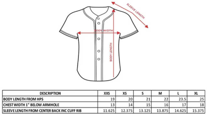 Short Sleeve Quick Dry Breathable Baseball Jersey