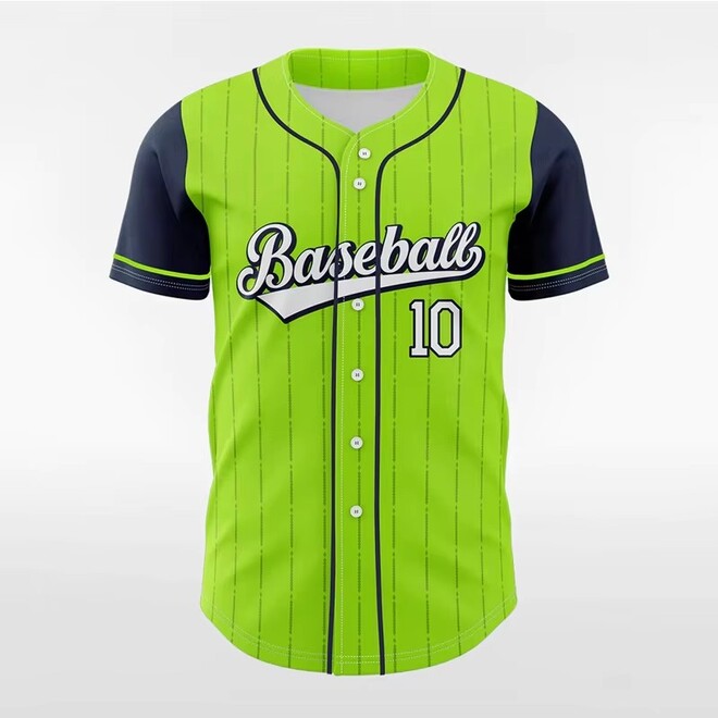 Short Sleeve Baseball Button Down Jerseys