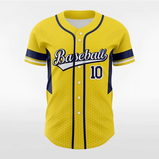 Short Sleeve Baseball Button Down Jerseys