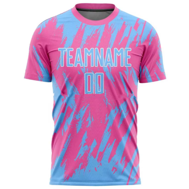 Professional Breathable Short Sleeve Soccer Uniforms