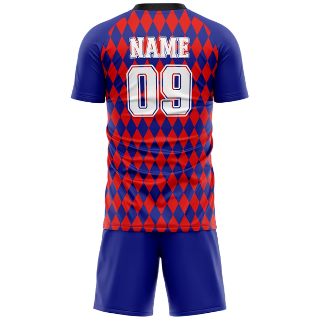 Checkered Soccer Jersey Set