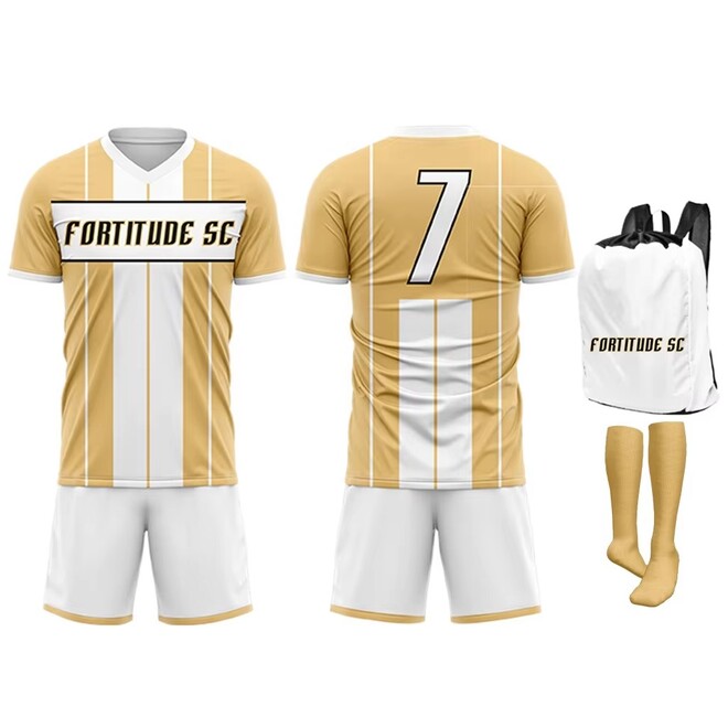 Mens Soccer Jersey Sock Sets with Bag Set