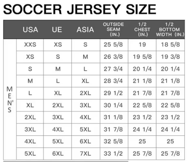 Mens Soccer Jersey Sock Sets with Bag Set