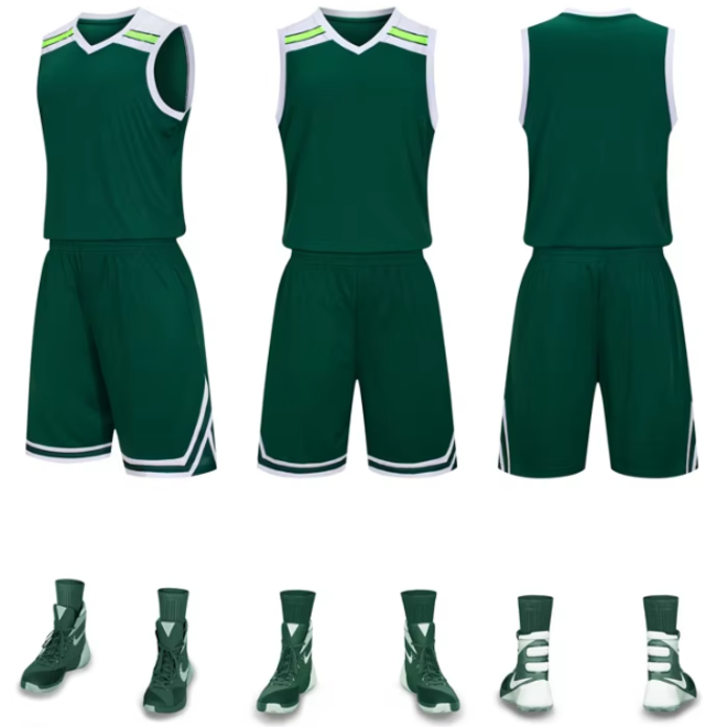 Sleeveless Quick Drying Basketball Jersey Set