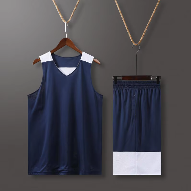 Double Sided Mens Basketball Sleeveless Jerseys