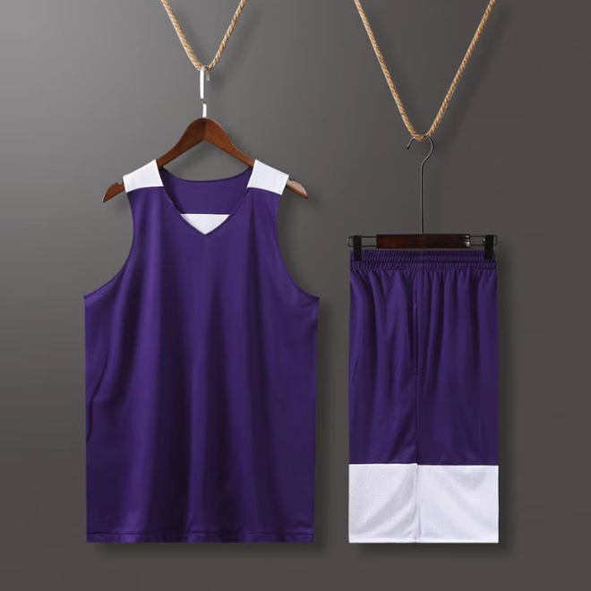 Double Sided Mens Basketball Sleeveless Jerseys