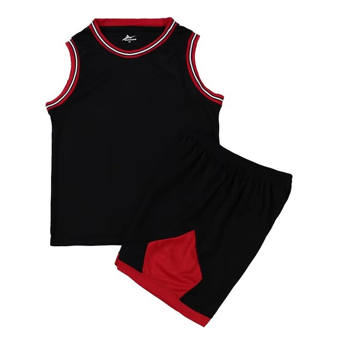 Sleeveless Teenager Basketball Training Jersey Set
