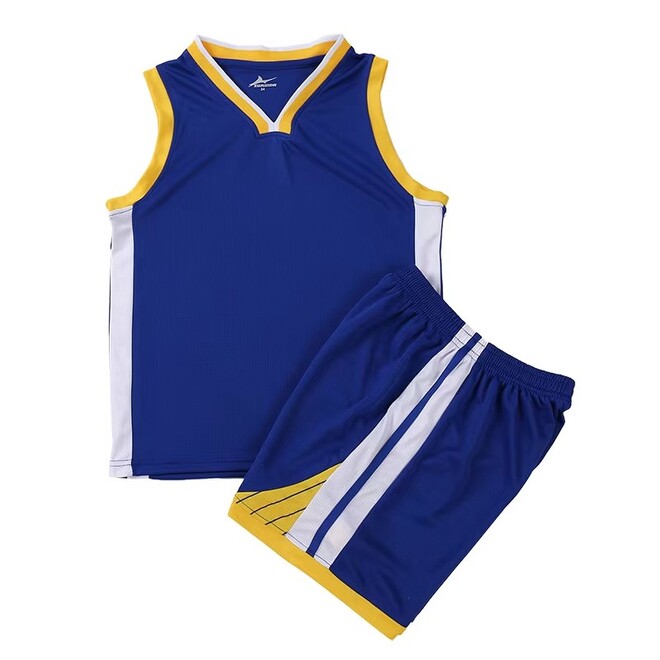 Sleeveless Teenager Basketball Training Jersey Set
