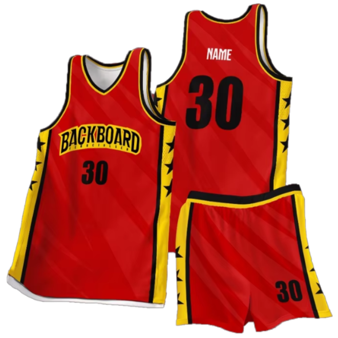 Custom Design Breathable Sleeveless Basketball Jersey Set