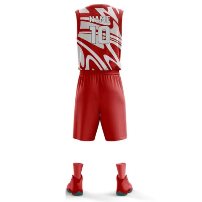Custom Sleeveless Quick Dry Basketball Uniform Set