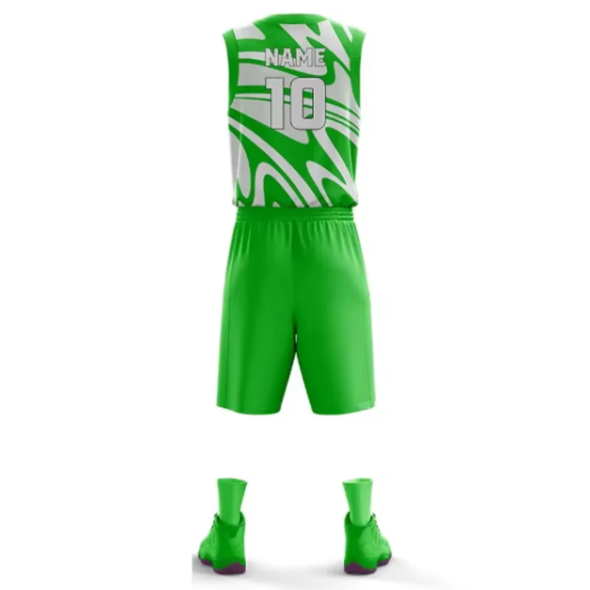 Custom Sleeveless Quick Dry Basketball Uniform Set