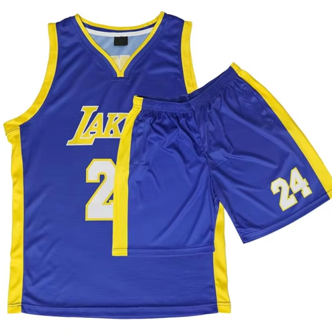 2 Piece Sleeveless Basketball Jersey Set