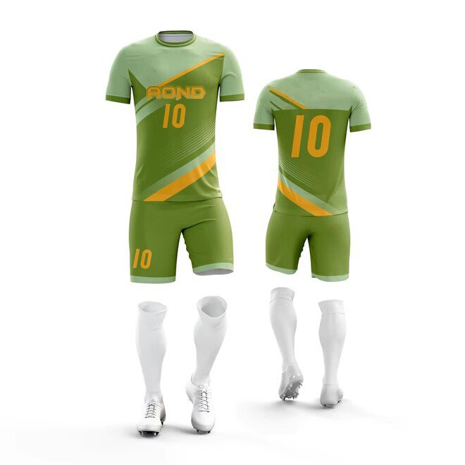 Comfortable Summer Football Team Jersey Shorts Family Set for Kids and Men