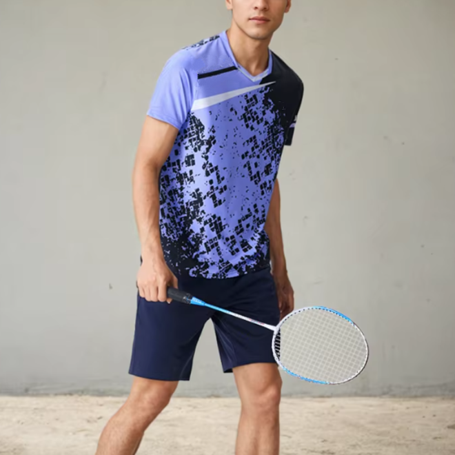 Couple Badminton T Shirts Shorts Jersey Sets