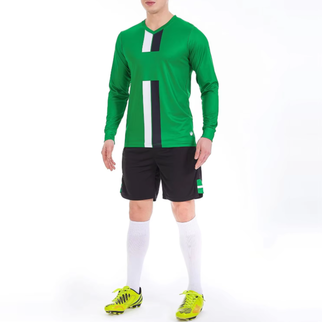 Long Sleeve Football Family Jersey Set for Men and Kid