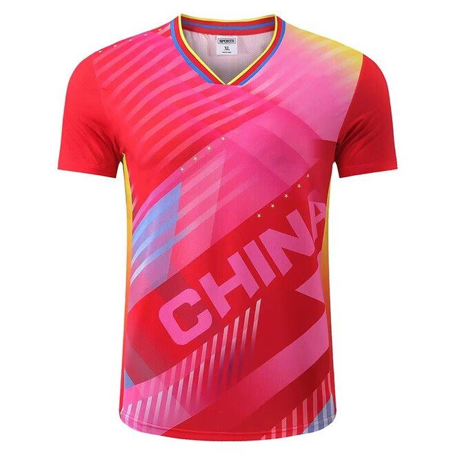 Short Sleeve Men and Women T Shirt Shorts Couple Sets for Badminton