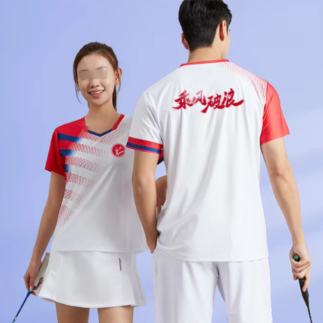 Tennis Suits with T Shirt and Shorts Skirt Couple Sets for Unisex Adult 